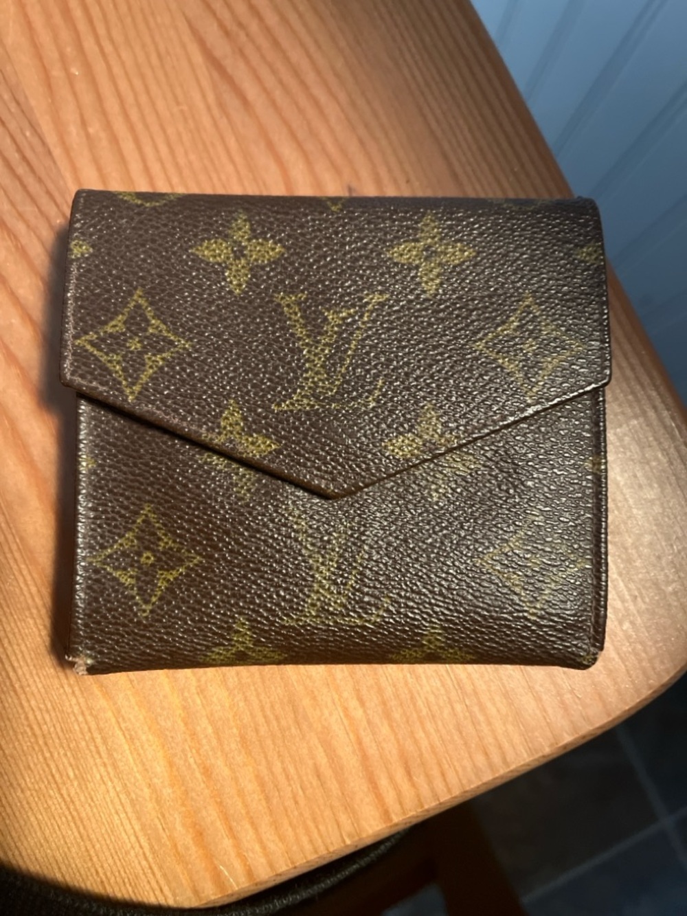 Louis Vuitton Monogram Envelope Wallet in Brown and Gold